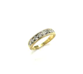 1/2 CTW 9 Stone Diamond Band