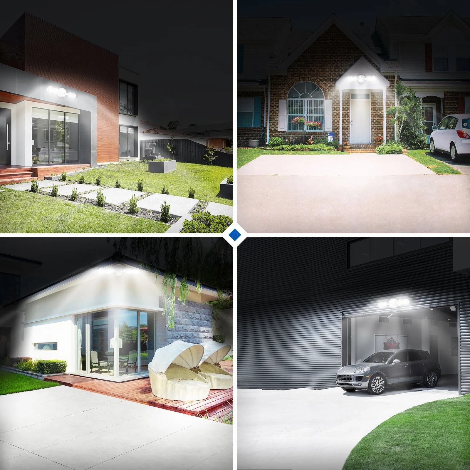 30W LED Security Light (Dusk to Dawn) (2-pack)(US ONLY)