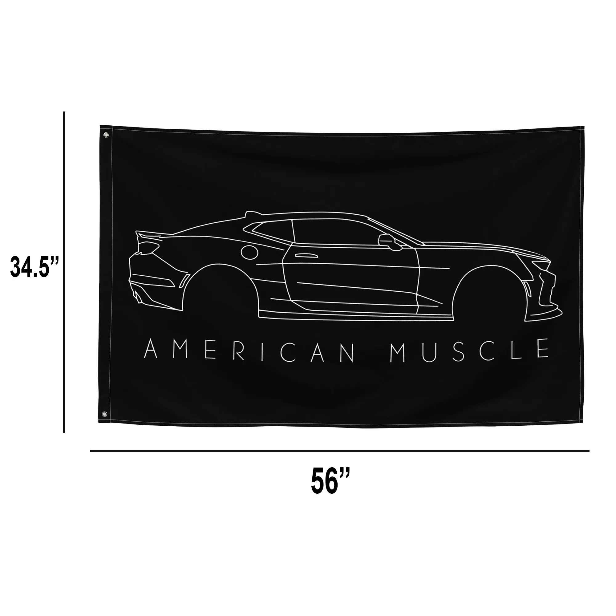 6th Gen Camaro Garage Flag Wall Banner