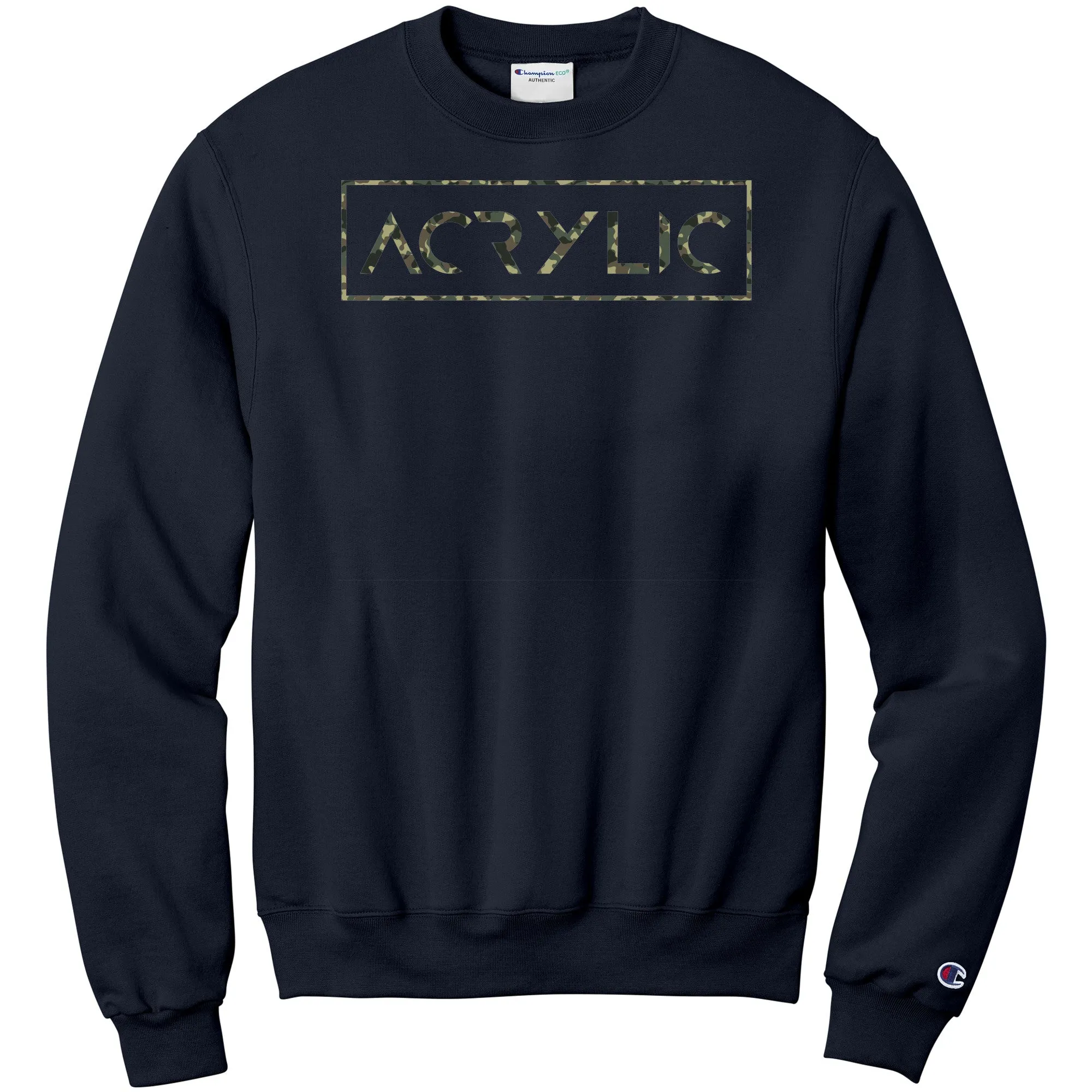 Acrylic Camouflage Large Sweatshirt