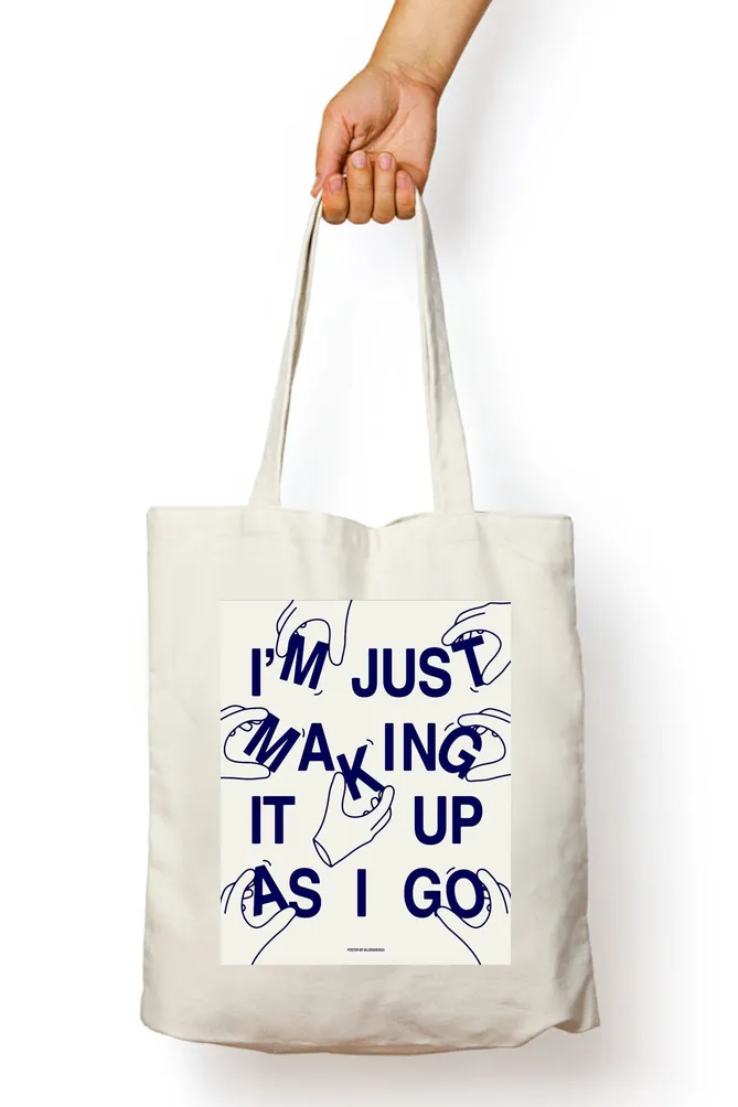 As You Go Express Abstract Tote Bag