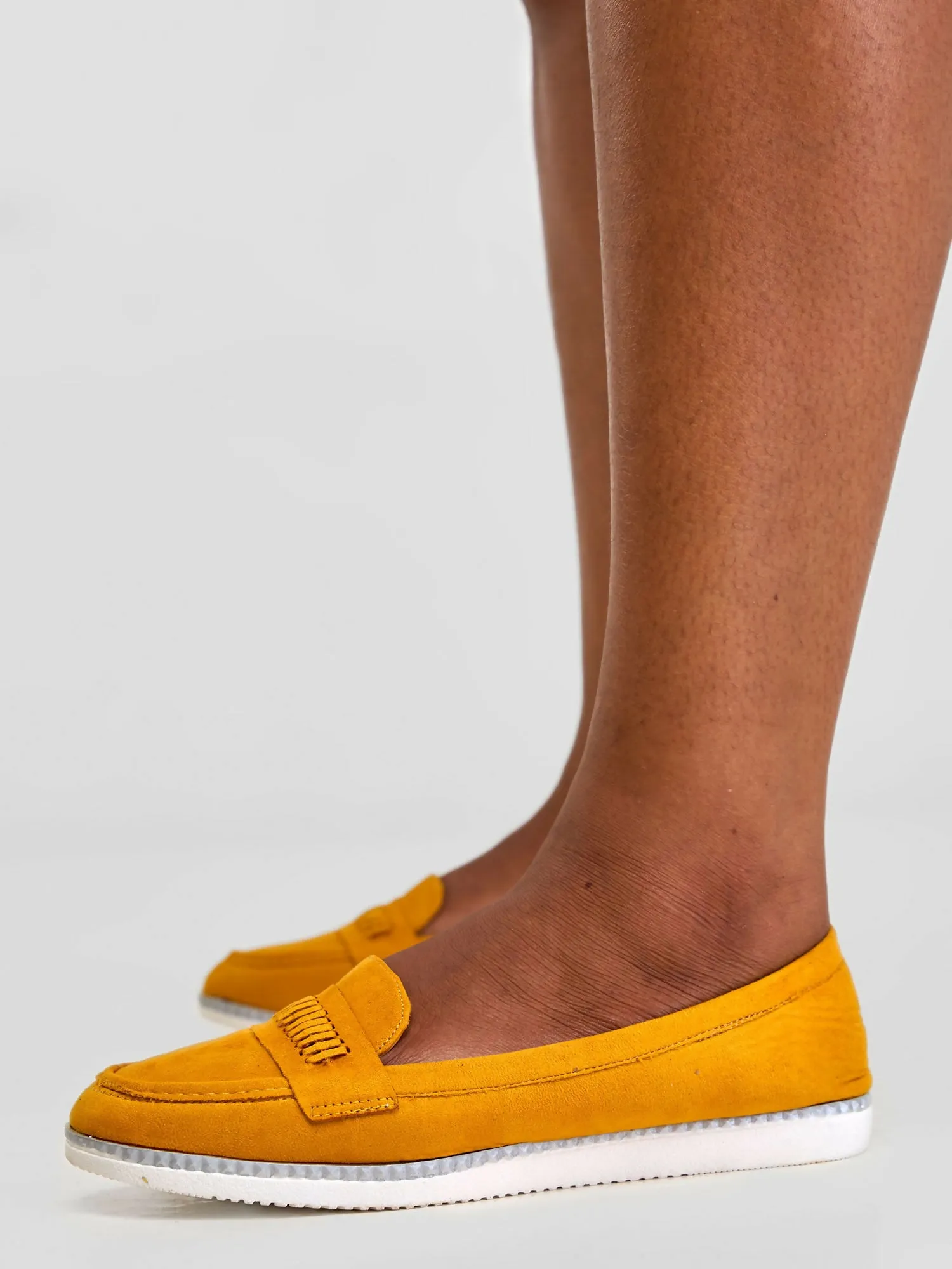 Be Unique Timeless Chain Loafer - Mustard