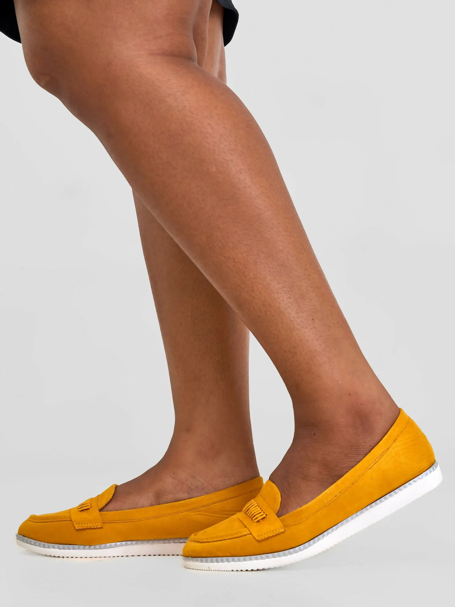 Be Unique Timeless Chain Loafer - Mustard