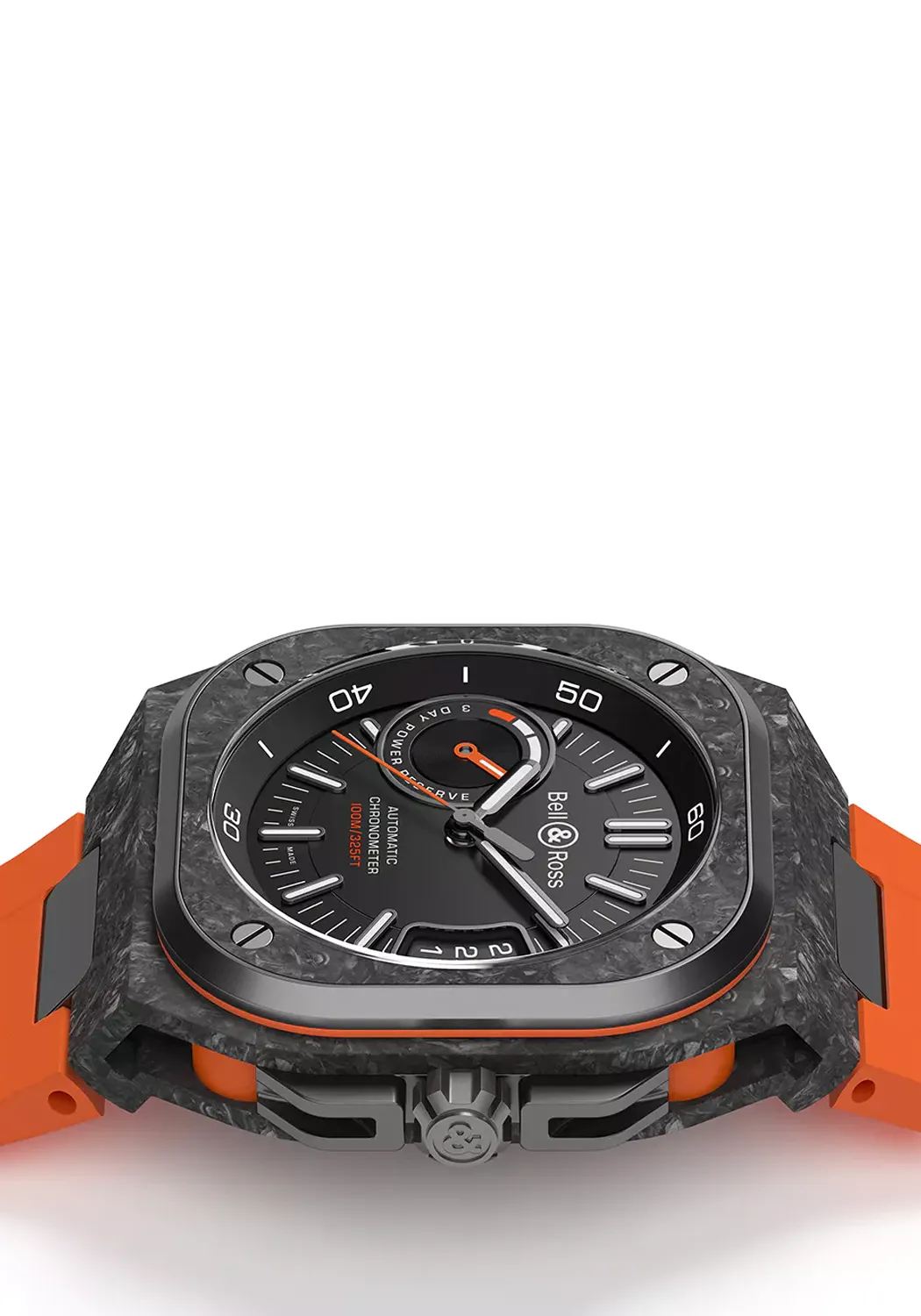 Bell & Ross BR-X5 Carbon Orange | Strap | LE500