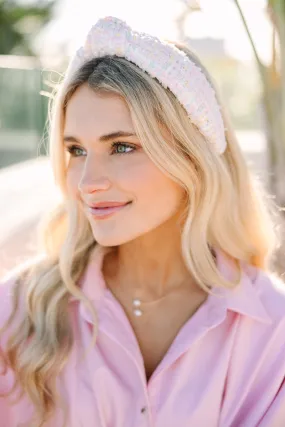 Bohemian Gemme: Pastel Tweed Headband