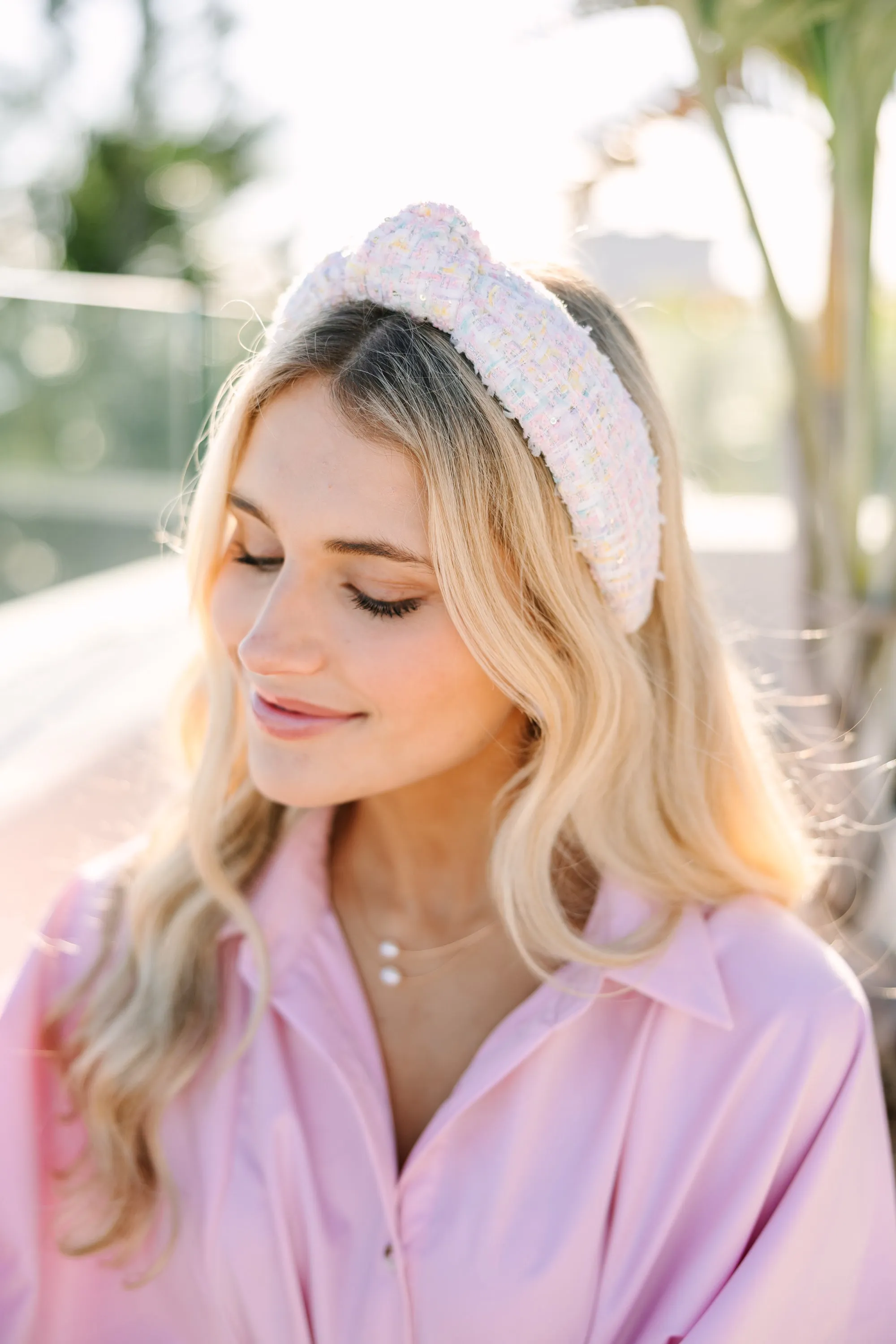 Bohemian Gemme: Pastel Tweed Headband