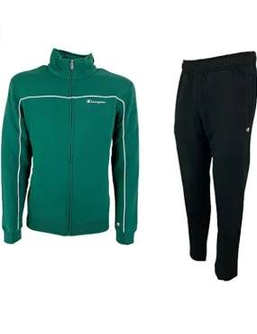 Champion Full Zip Tracksuit 216689 GS502 HLG green black