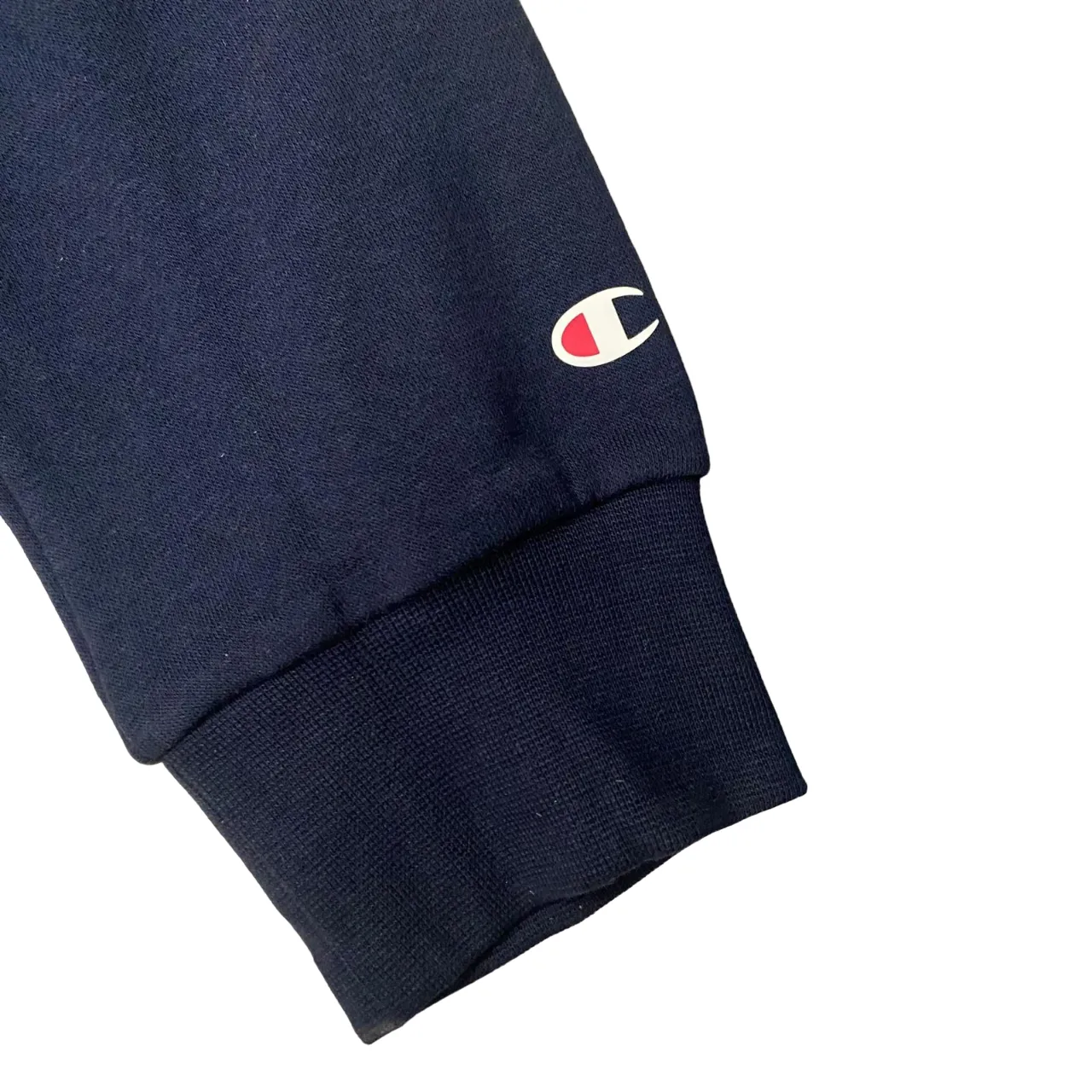 Champion lightweight fleece hoodie with chest logo Legacy 306512 BS501 dark blue