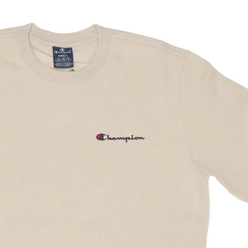 Champion men's crewneck sweatshirt 219209 ES057 beige