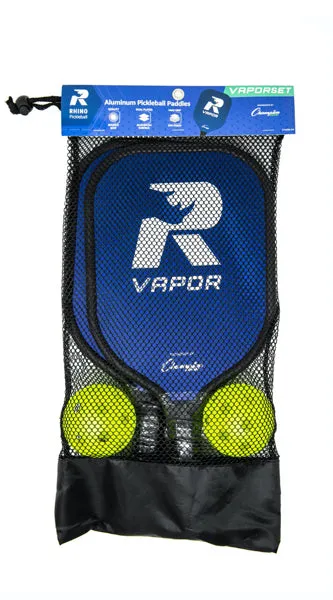 Champion Sports Rhino Pickleball Vapor 2 Player Set