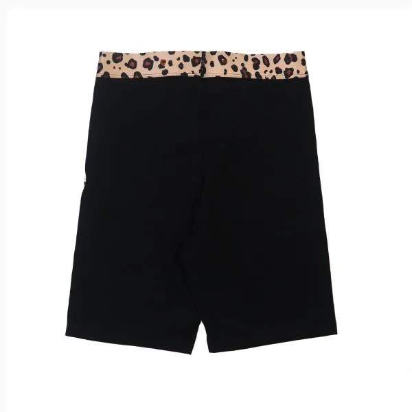 CHAMPION - Women - Authentic Graphic Bike Short - Black/Leopard