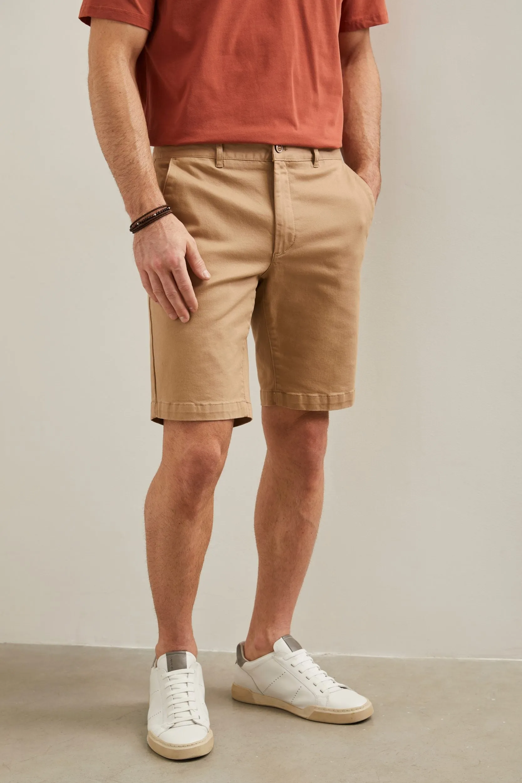 Chino-look Bermuda shorts