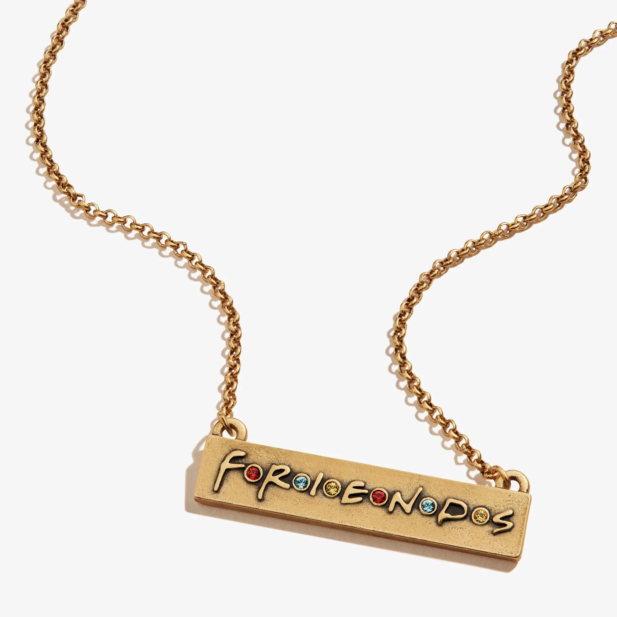 Friends Logo Bar Necklace