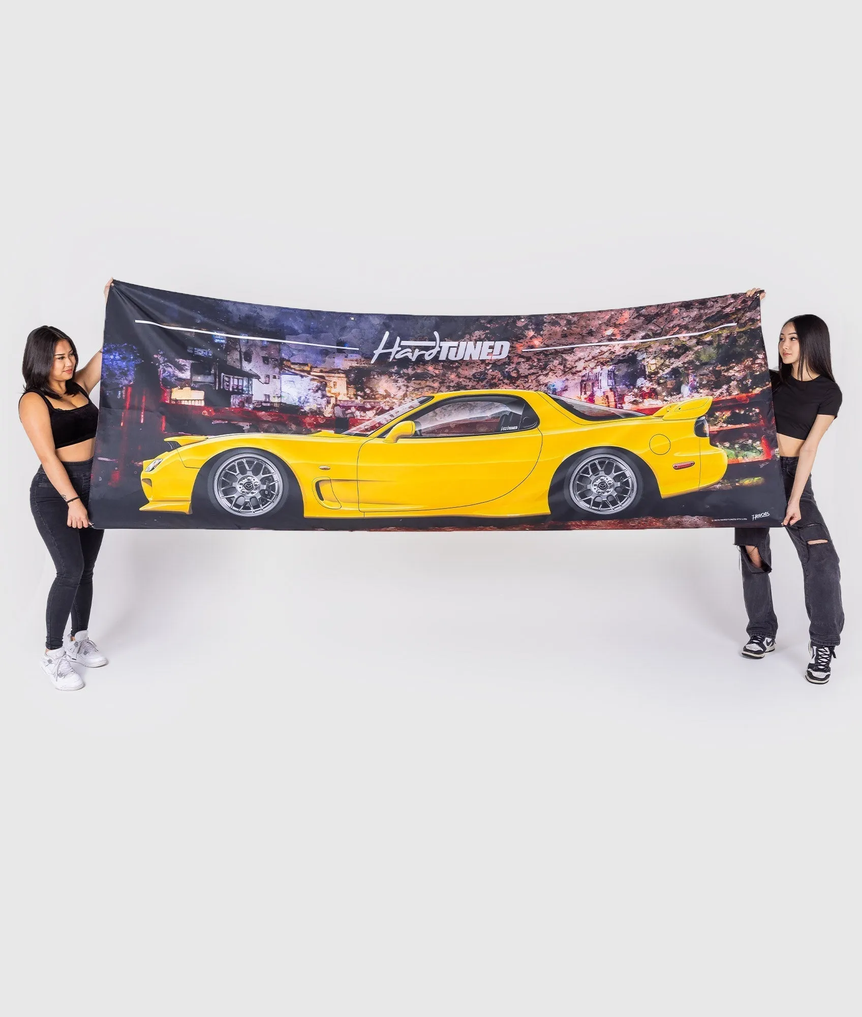 Giant Mazda FD RX7 Yellow Garage Flag