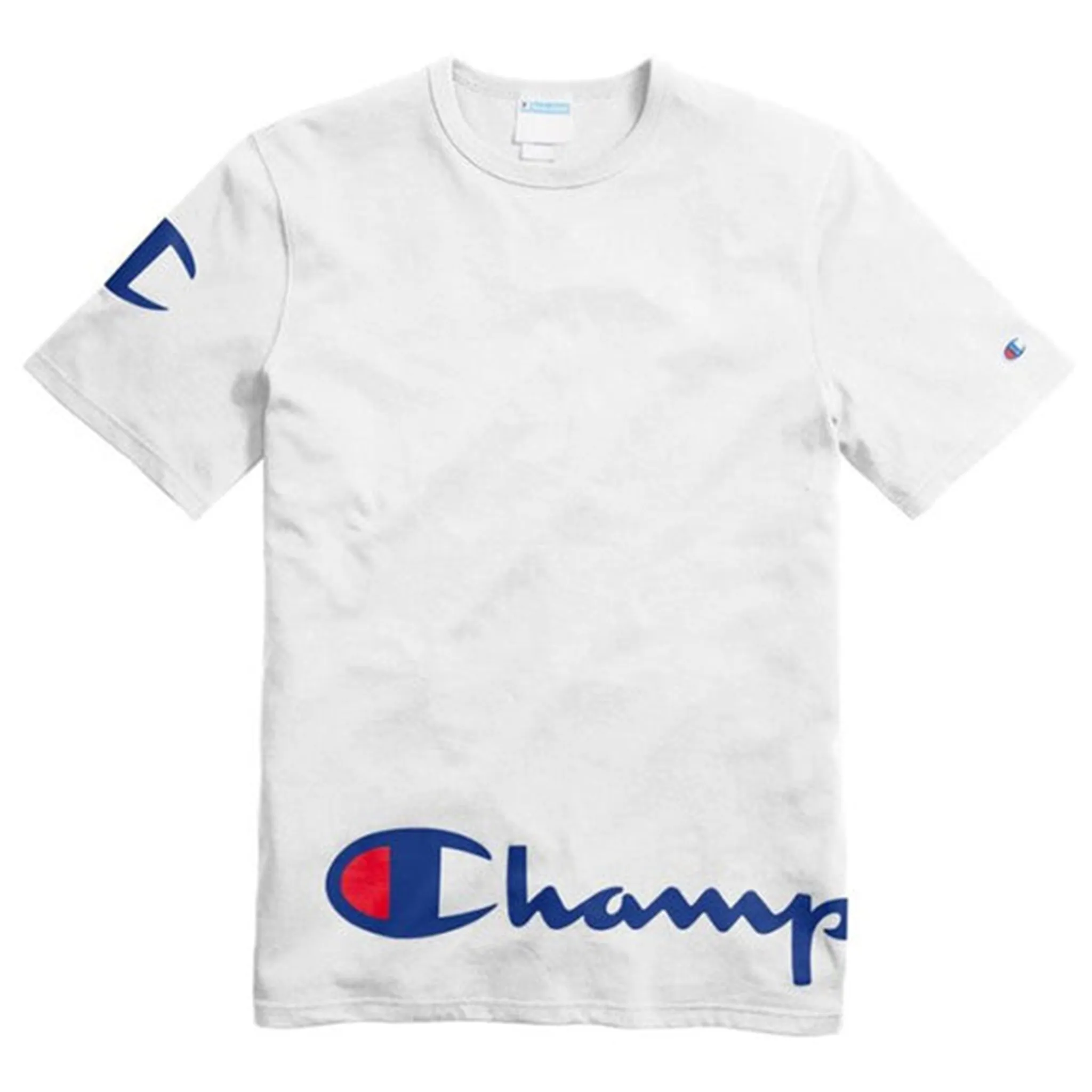 Heritage tee - wrap around logo (white)