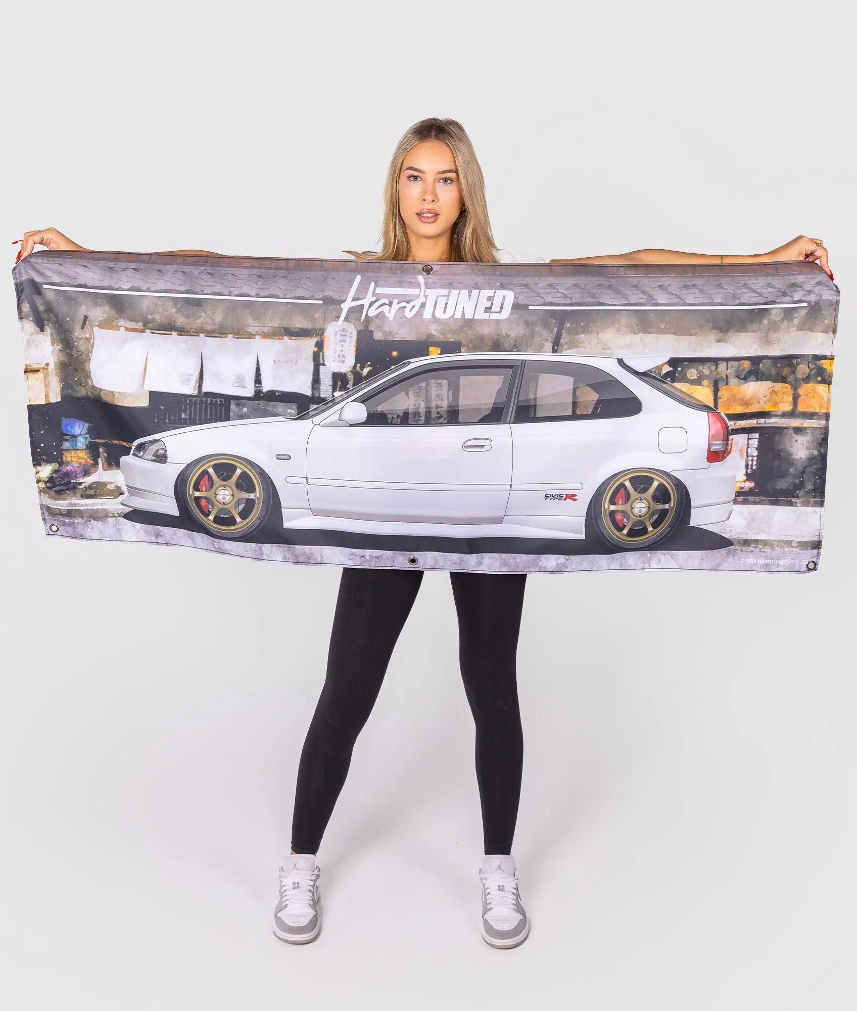 Honda Civic EK Garage Flag