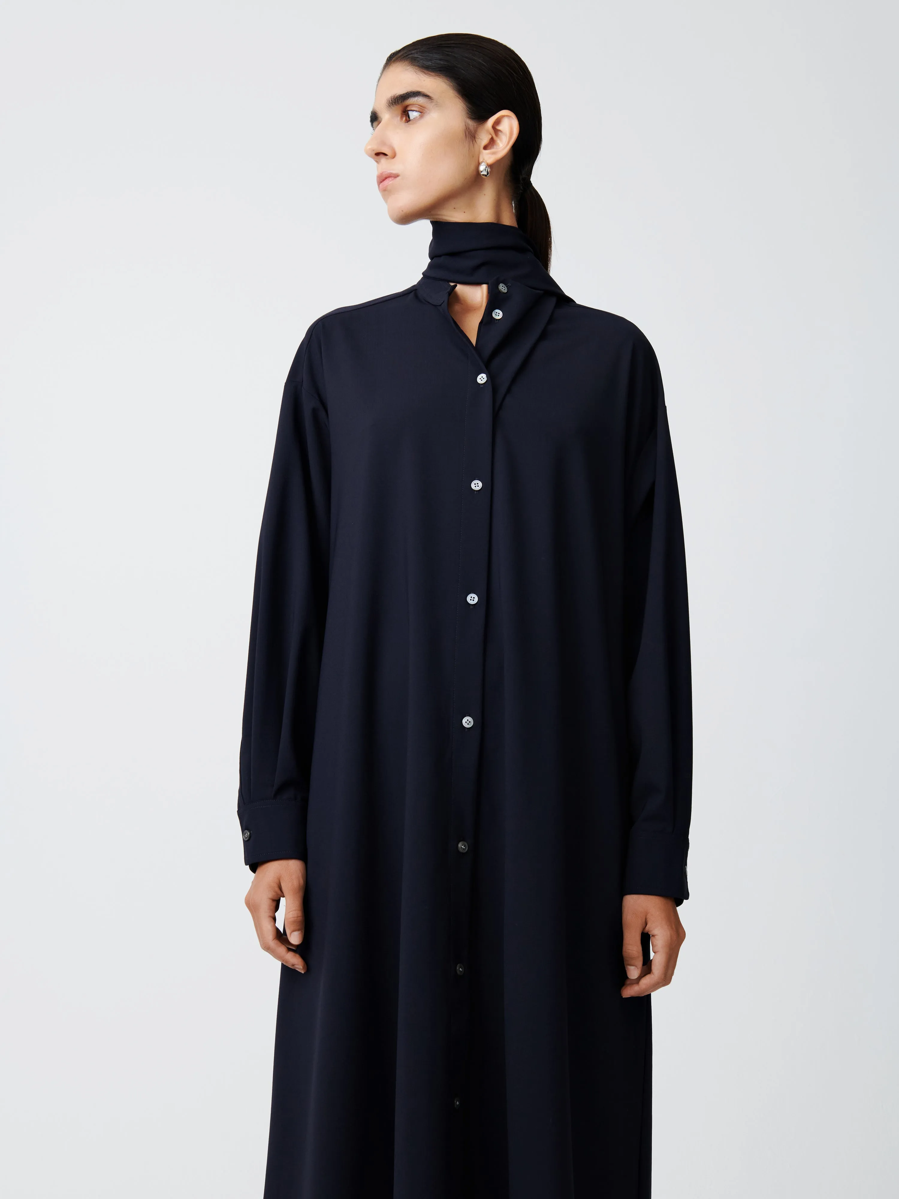 Hurn Dress in Darkest Navy