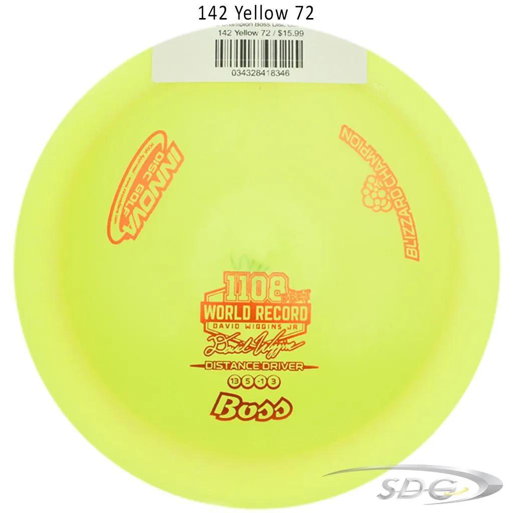 Innova Blizzard Champion Boss Disc Golf Distance Driver