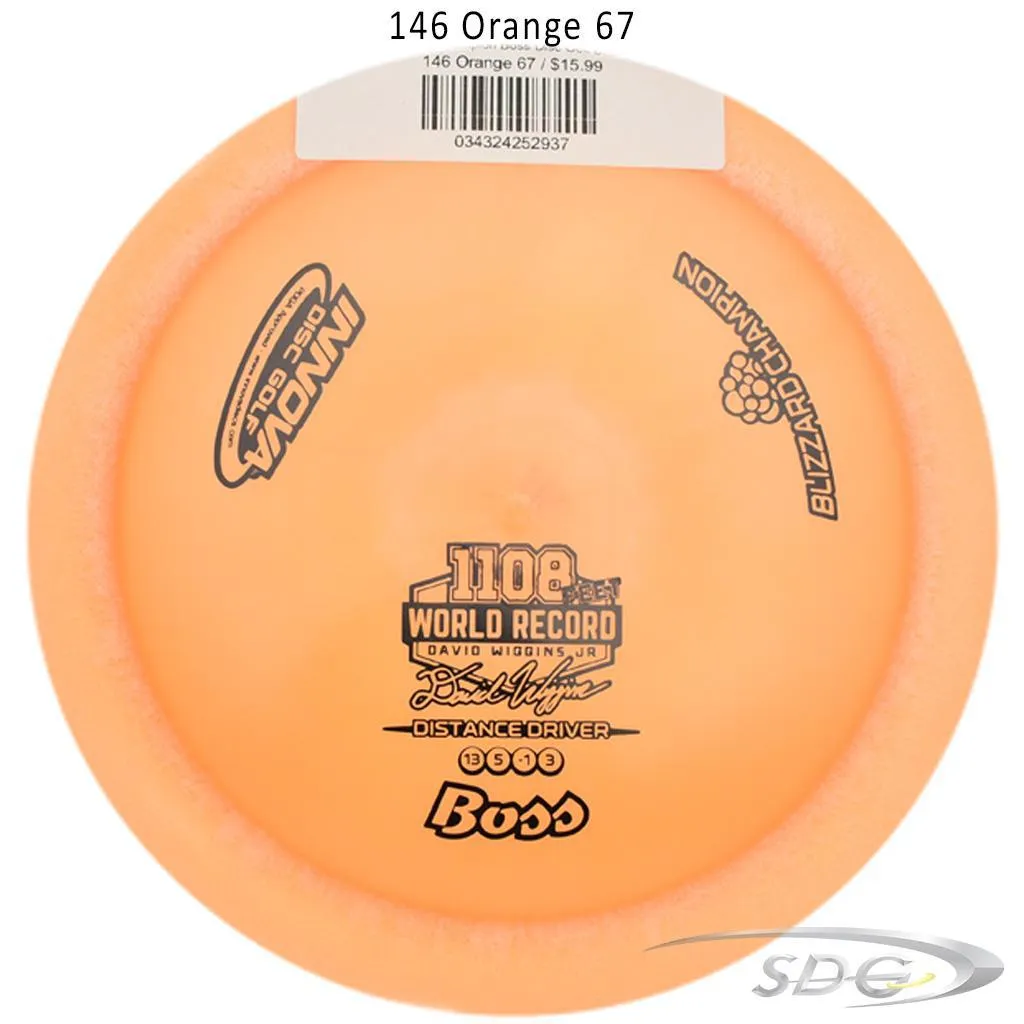 Innova Blizzard Champion Boss Disc Golf Distance Driver