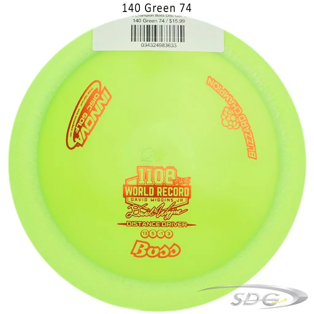 Innova Blizzard Champion Boss Disc Golf Distance Driver