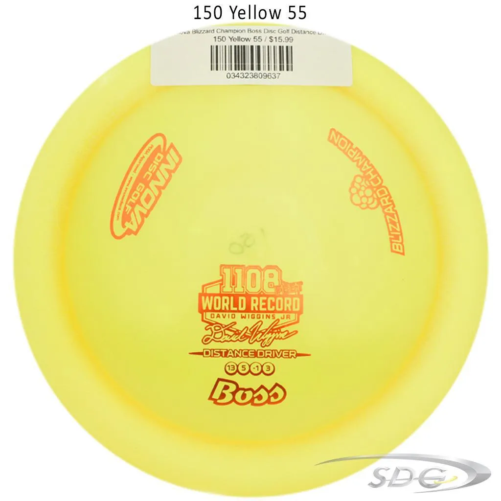 Innova Blizzard Champion Boss Disc Golf Distance Driver