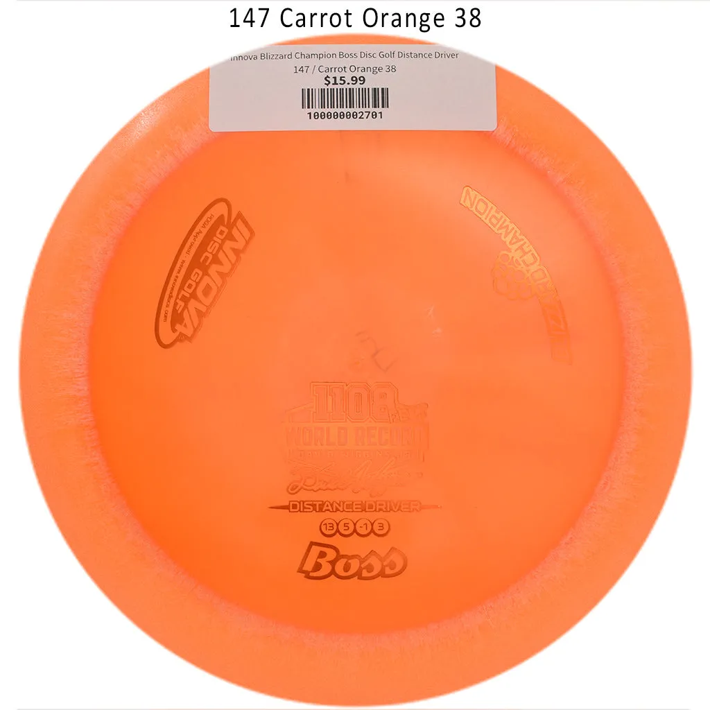 Innova Blizzard Champion Boss Disc Golf Distance Driver