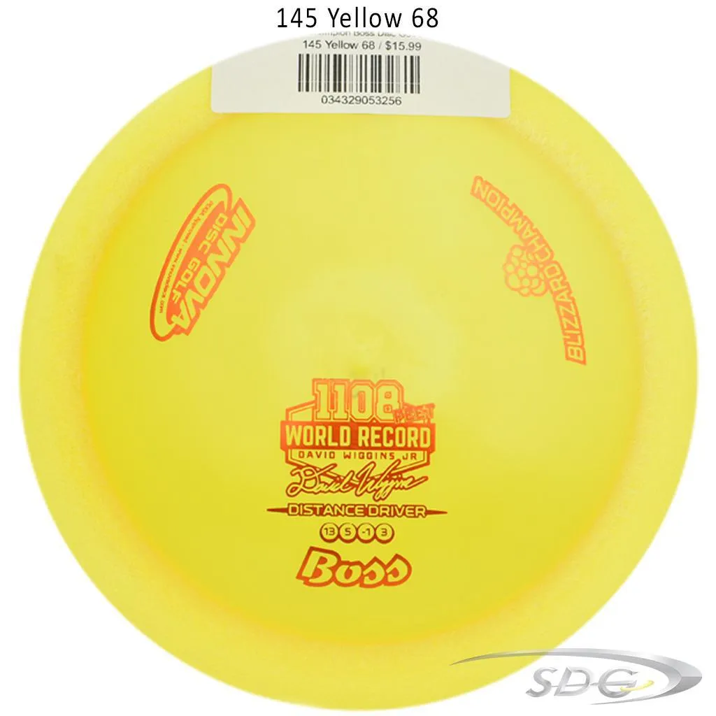 Innova Blizzard Champion Boss Disc Golf Distance Driver