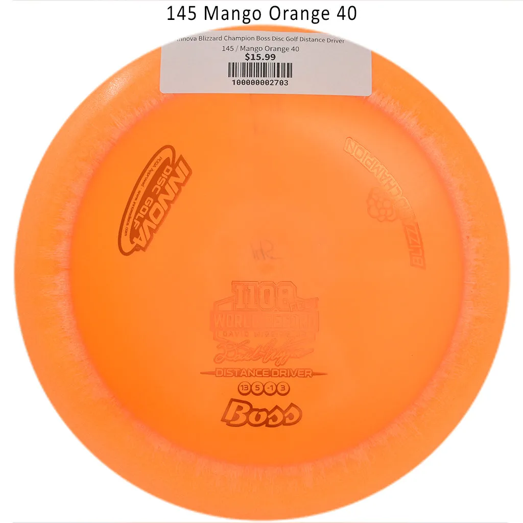 Innova Blizzard Champion Boss Disc Golf Distance Driver