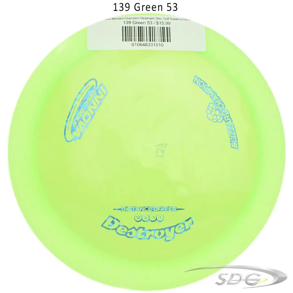 Innova Blizzard Champion Destroyer Disc Golf Distance Driver