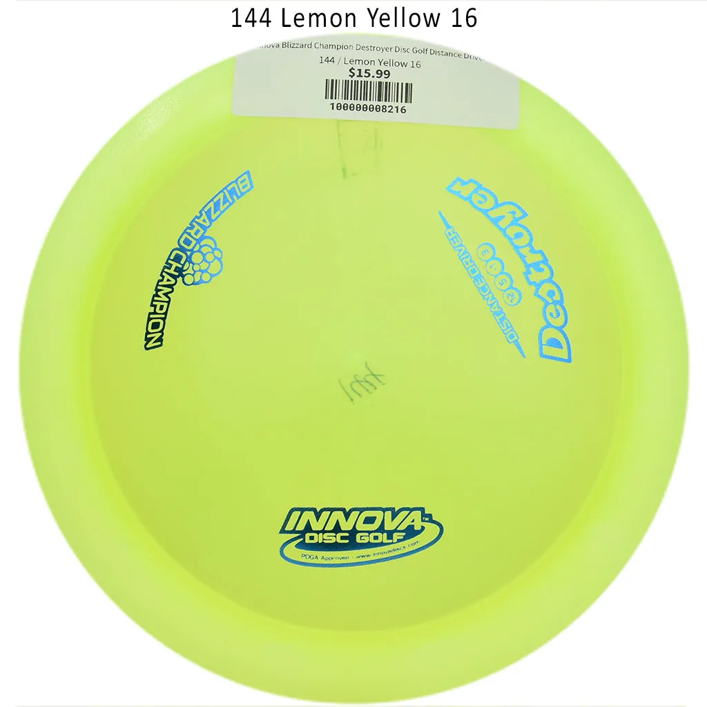 Innova Blizzard Champion Destroyer Disc Golf Distance Driver