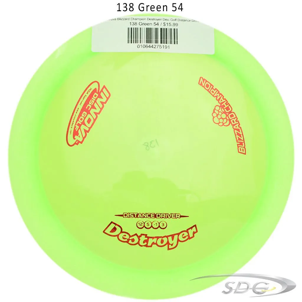 Innova Blizzard Champion Destroyer Disc Golf Distance Driver