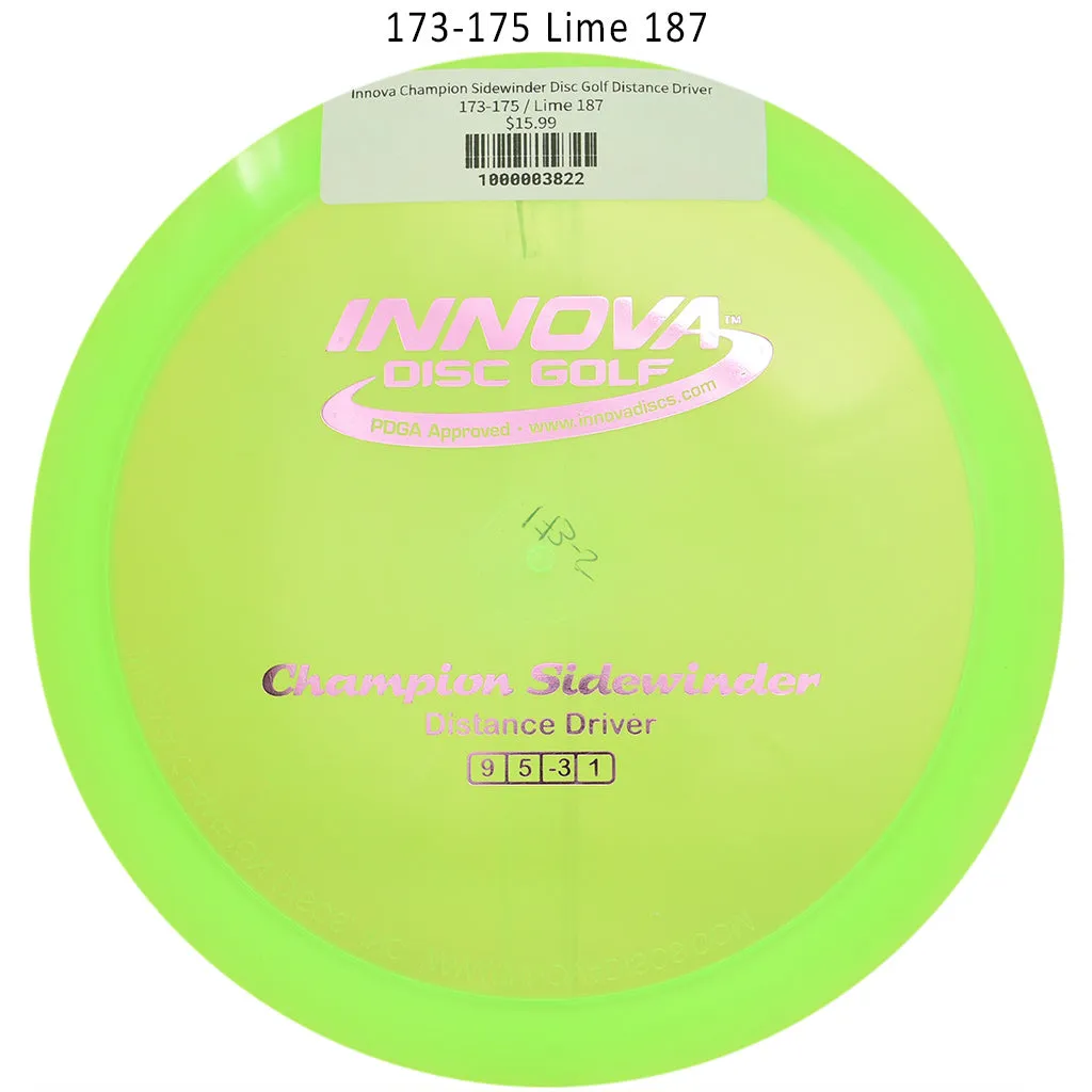 Innova Champion Sidewinder Disc Golf Distance Driver