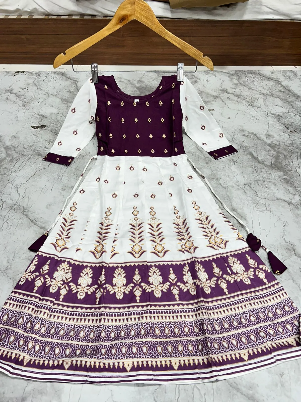 Kid Girl Traditional Wear Frock Dress