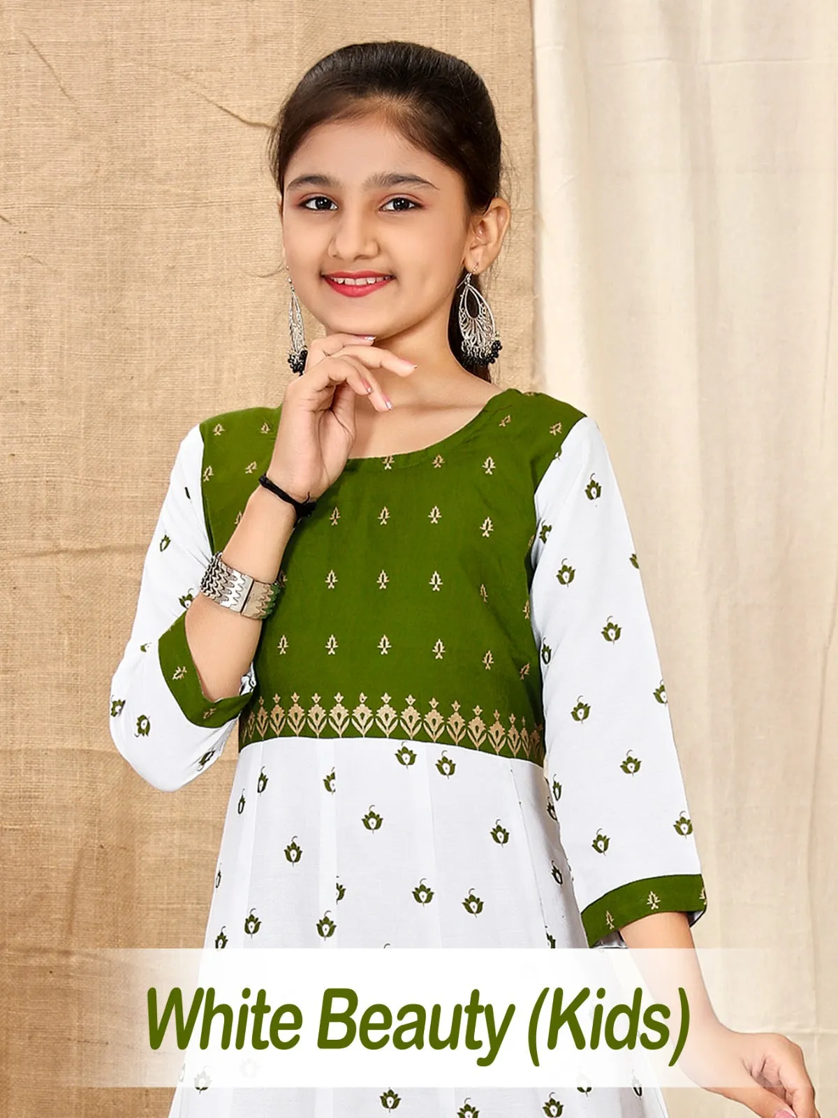 Kid Girl Traditional Wear Frock Dress