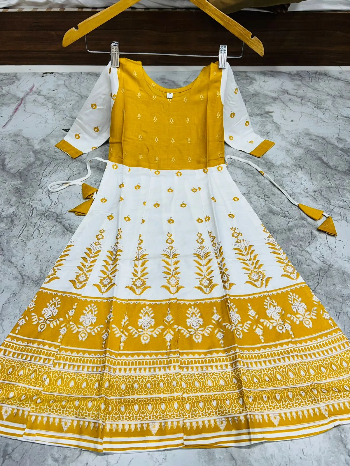 Kid Girl Traditional Wear Frock Dress