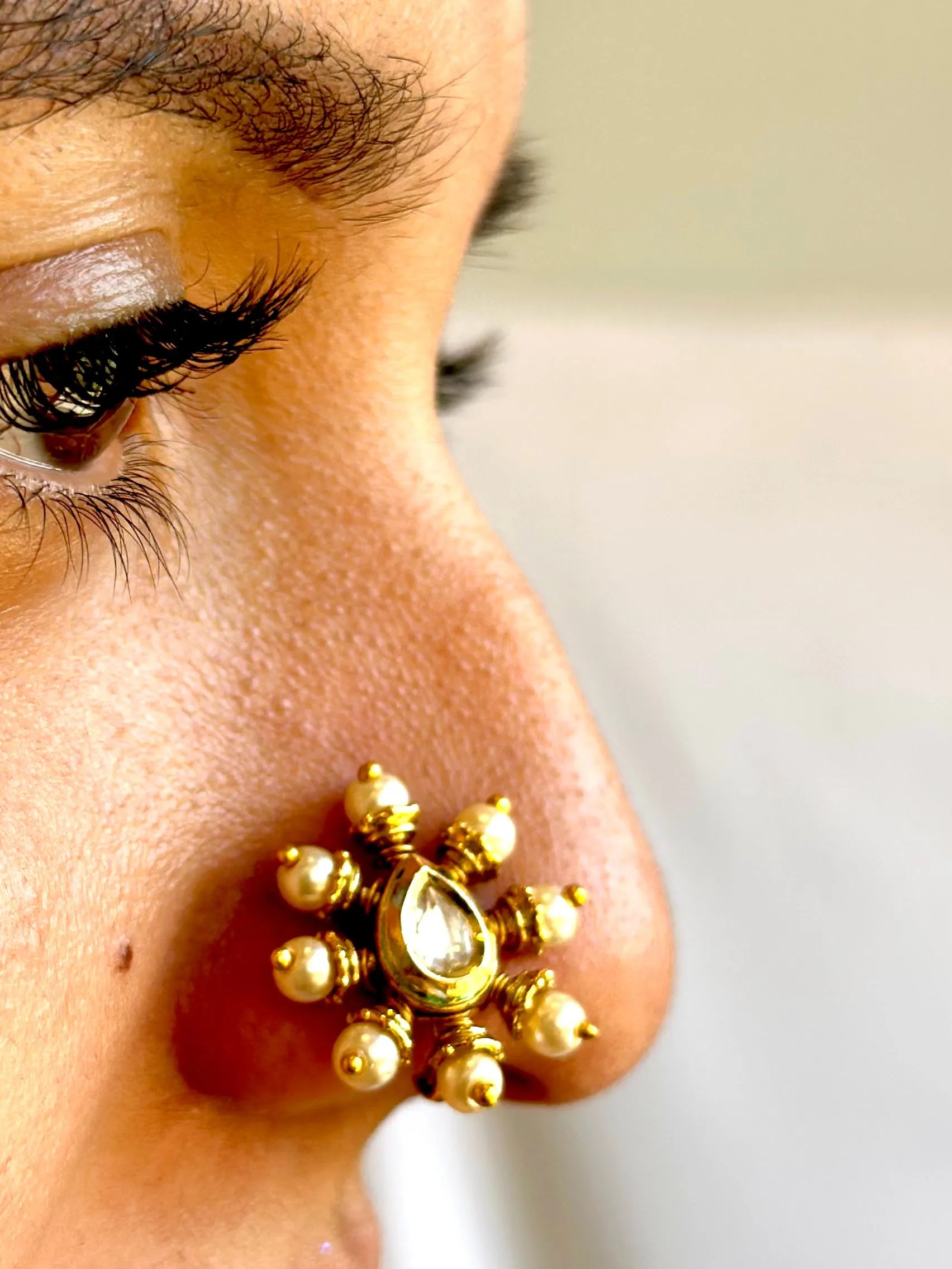 Kundan Nose Pins