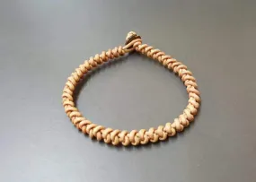 Leather Snake Knot Bracelet