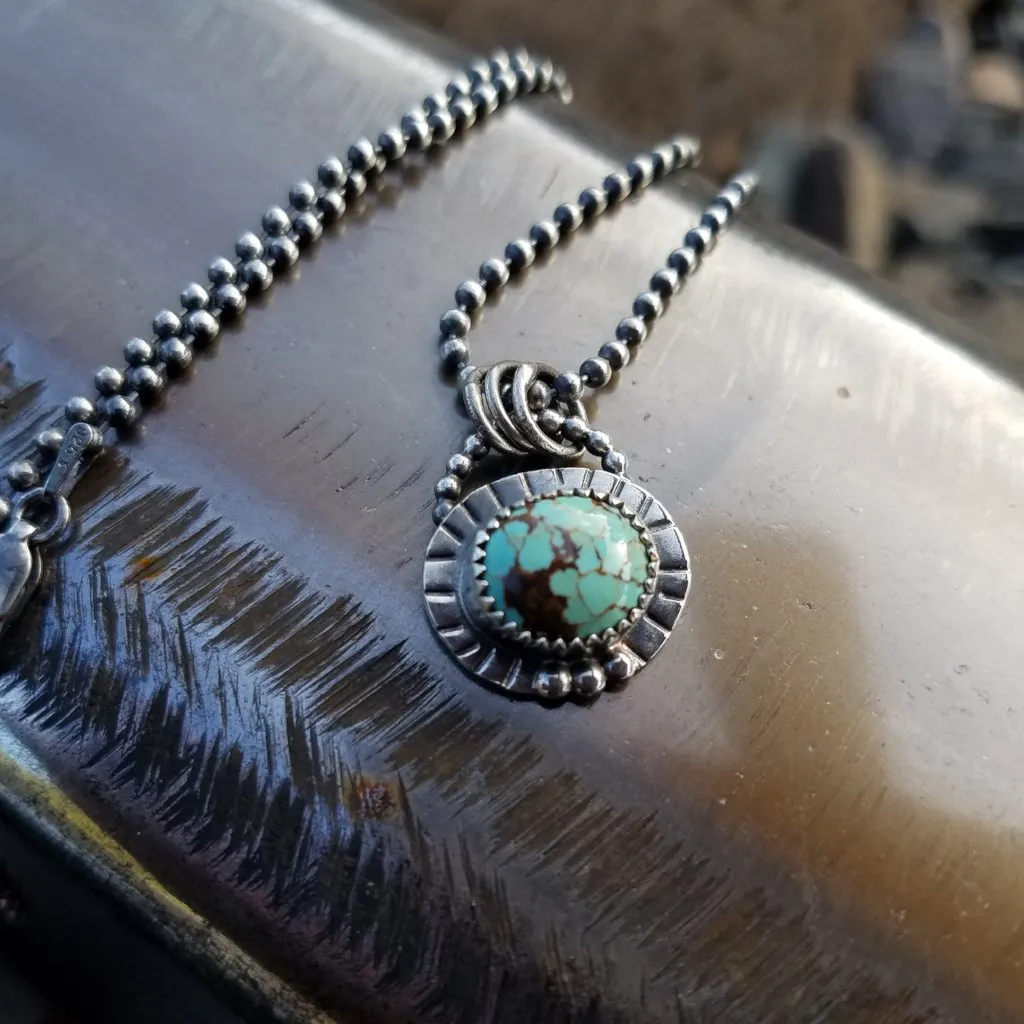 Lil Green Turquoise Charm Necklace