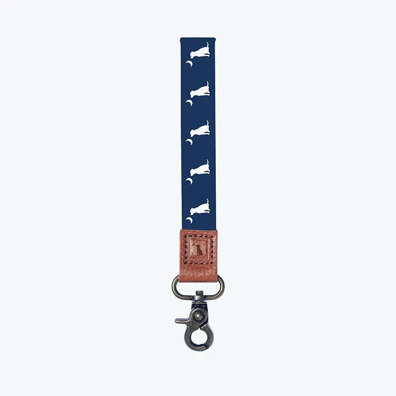 Navy Dog Wrist Lanyard