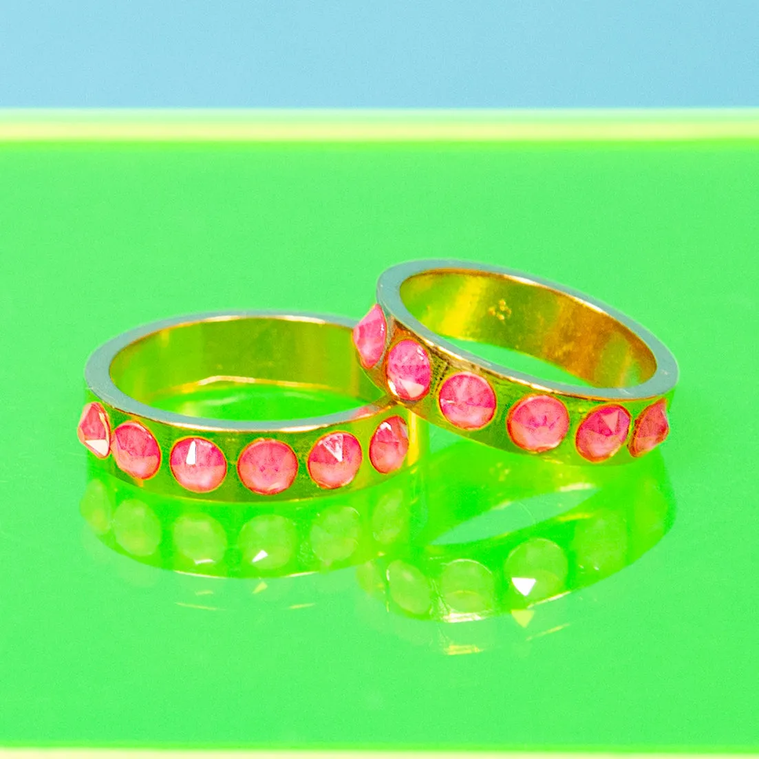 Neon Lights Ring Set