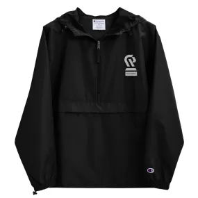 RADPRESENT x CHAMPION EMBROIDERED PACKABLE JACKET - BLACK