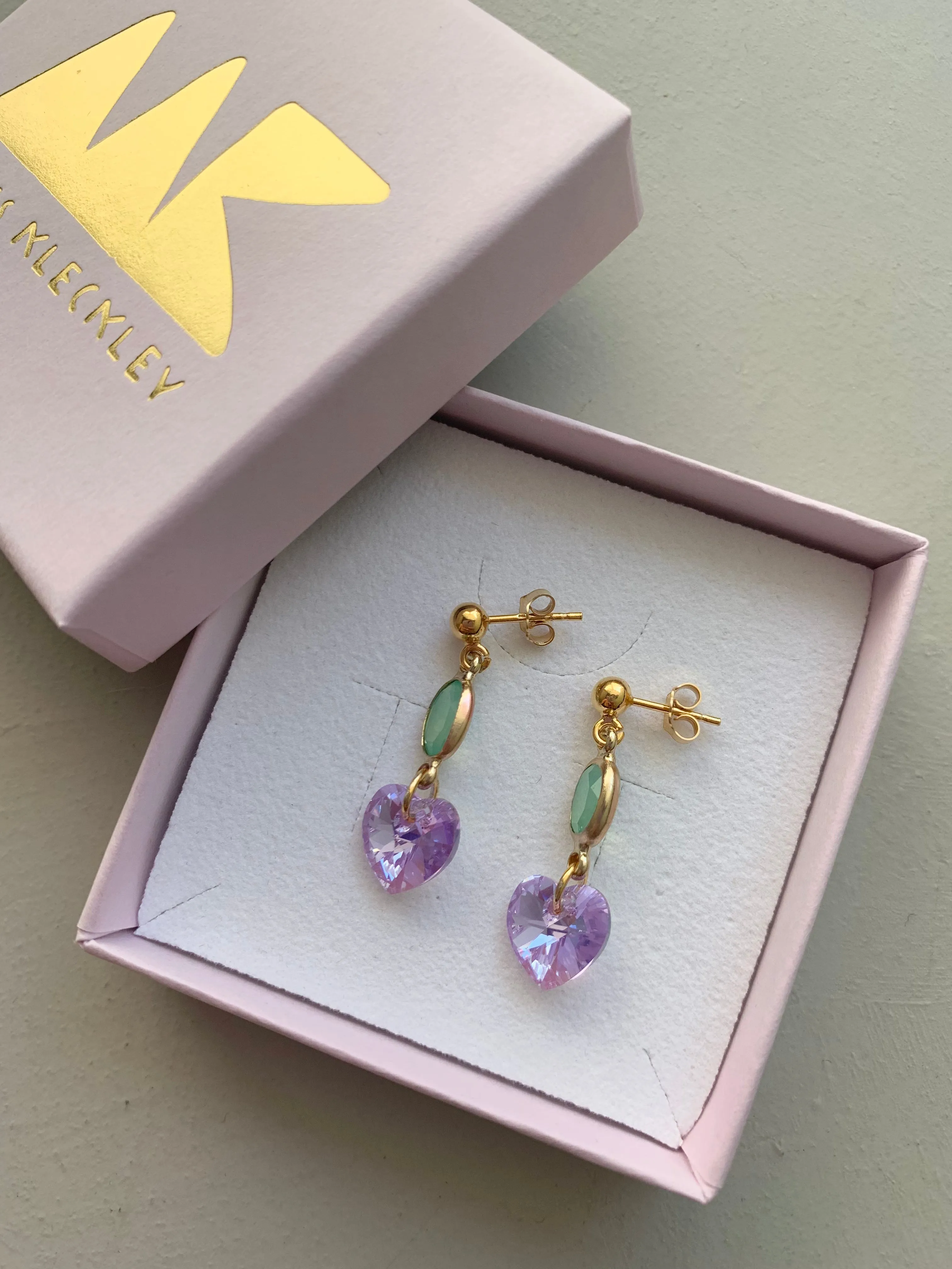 SWAROVSKI HEARTS LILAC SAILOR MOON