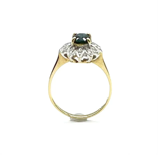 Tourmaline Flower Ring