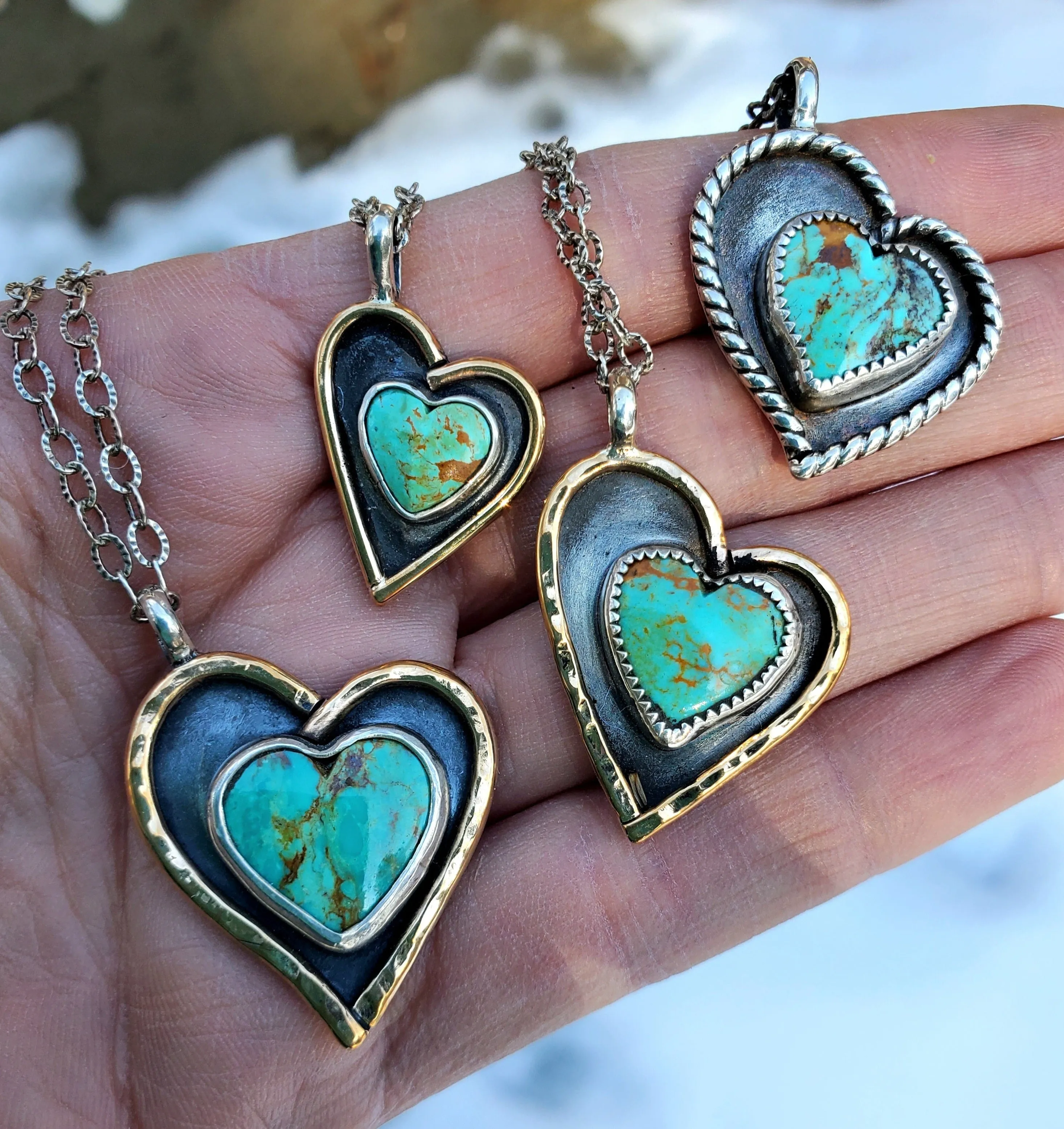 Turquoise Heart Necklace