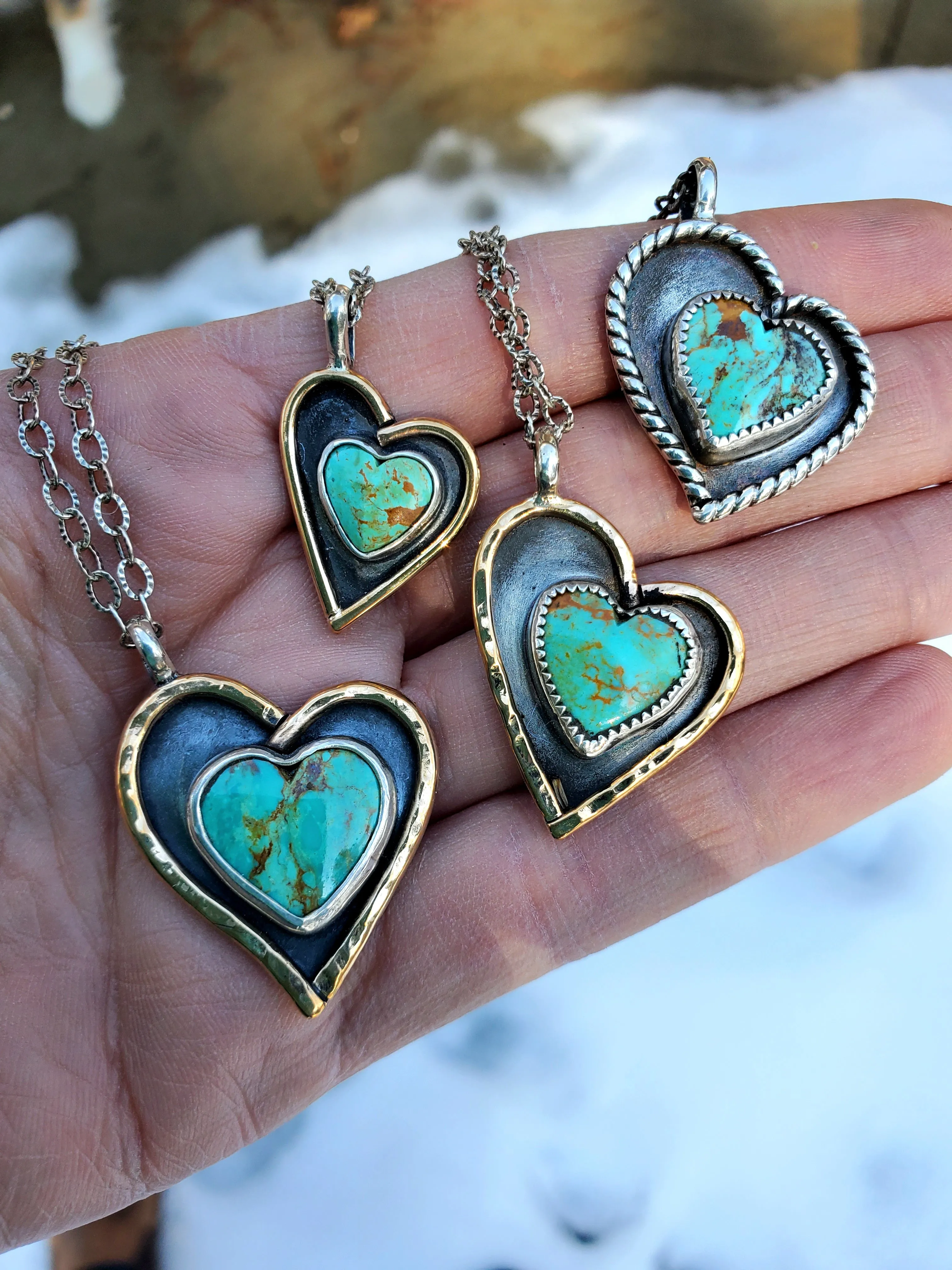 Turquoise Heart Necklace