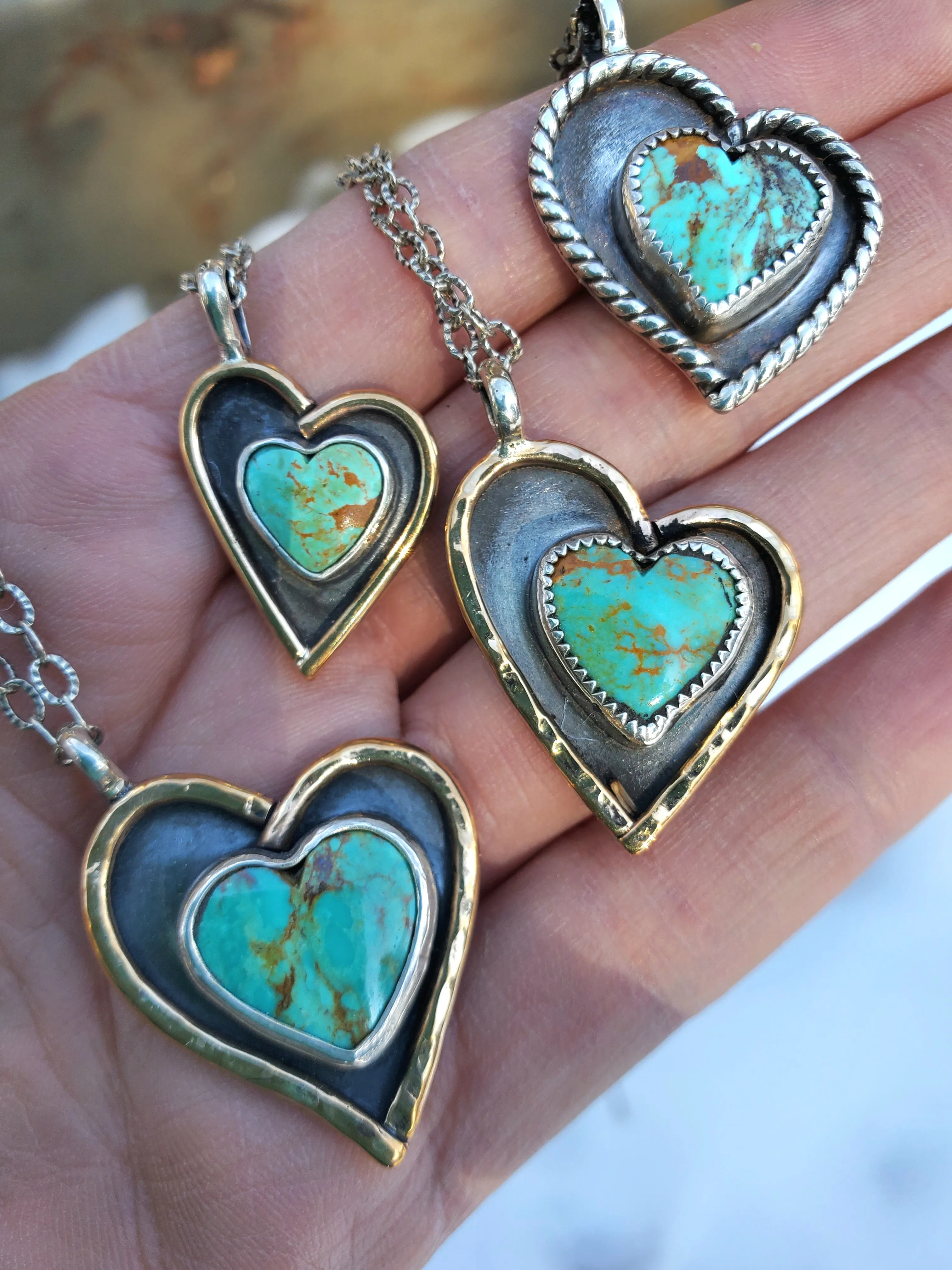 Turquoise Heart Necklace