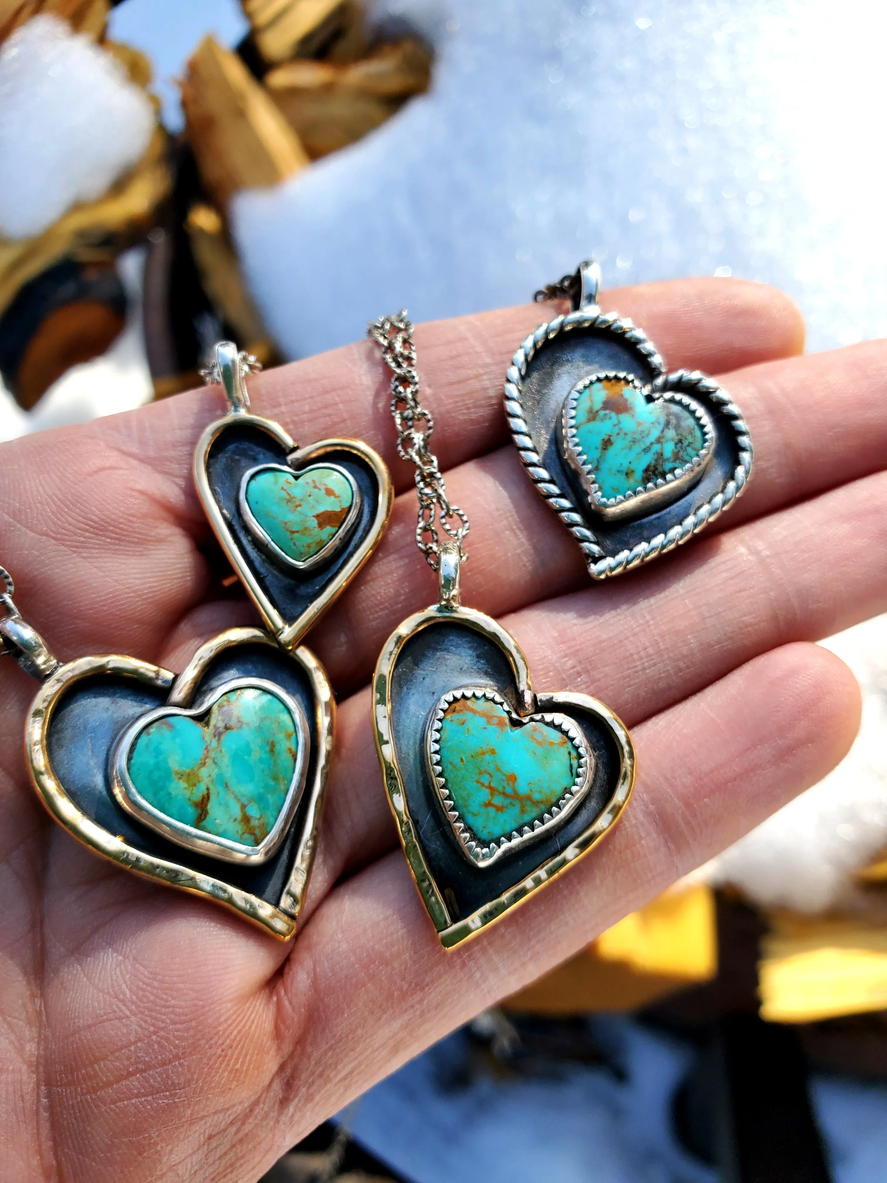 Turquoise Heart Necklace