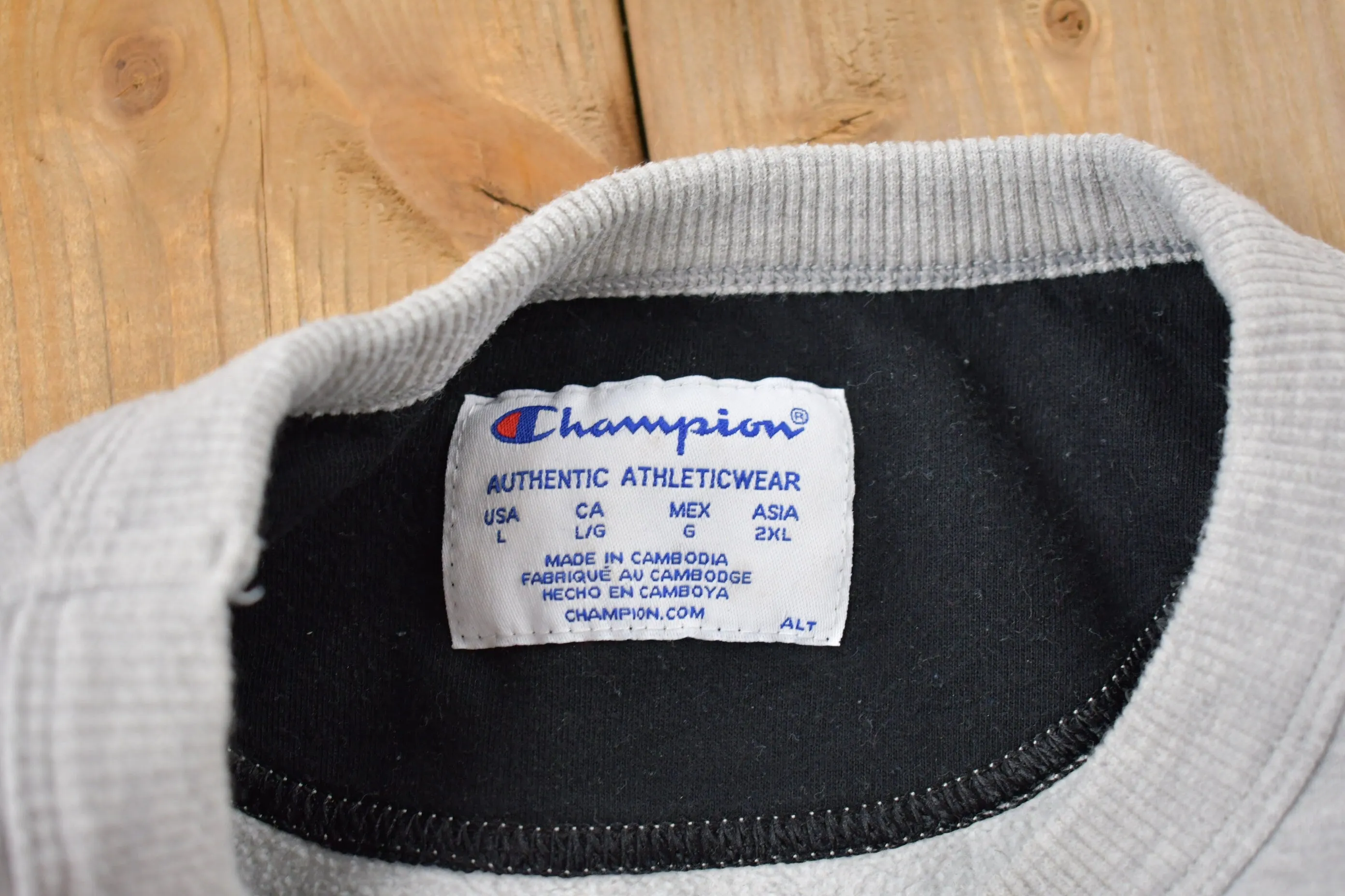 Vintage 1990s Champion Sweatshirt / Vintage Champion / Vintage Pullover / Streetwear / Athleisure Sportswear / Authentic Apparel