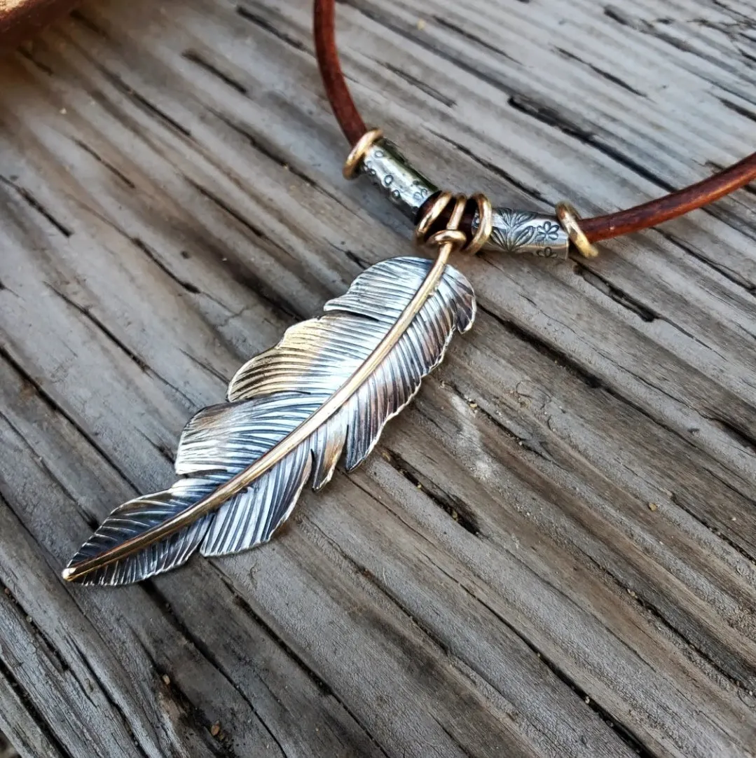 Winds of Grace Feather Necklace