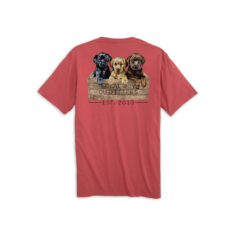 Youth Three Pup Night Short Sleeve T-Shirt